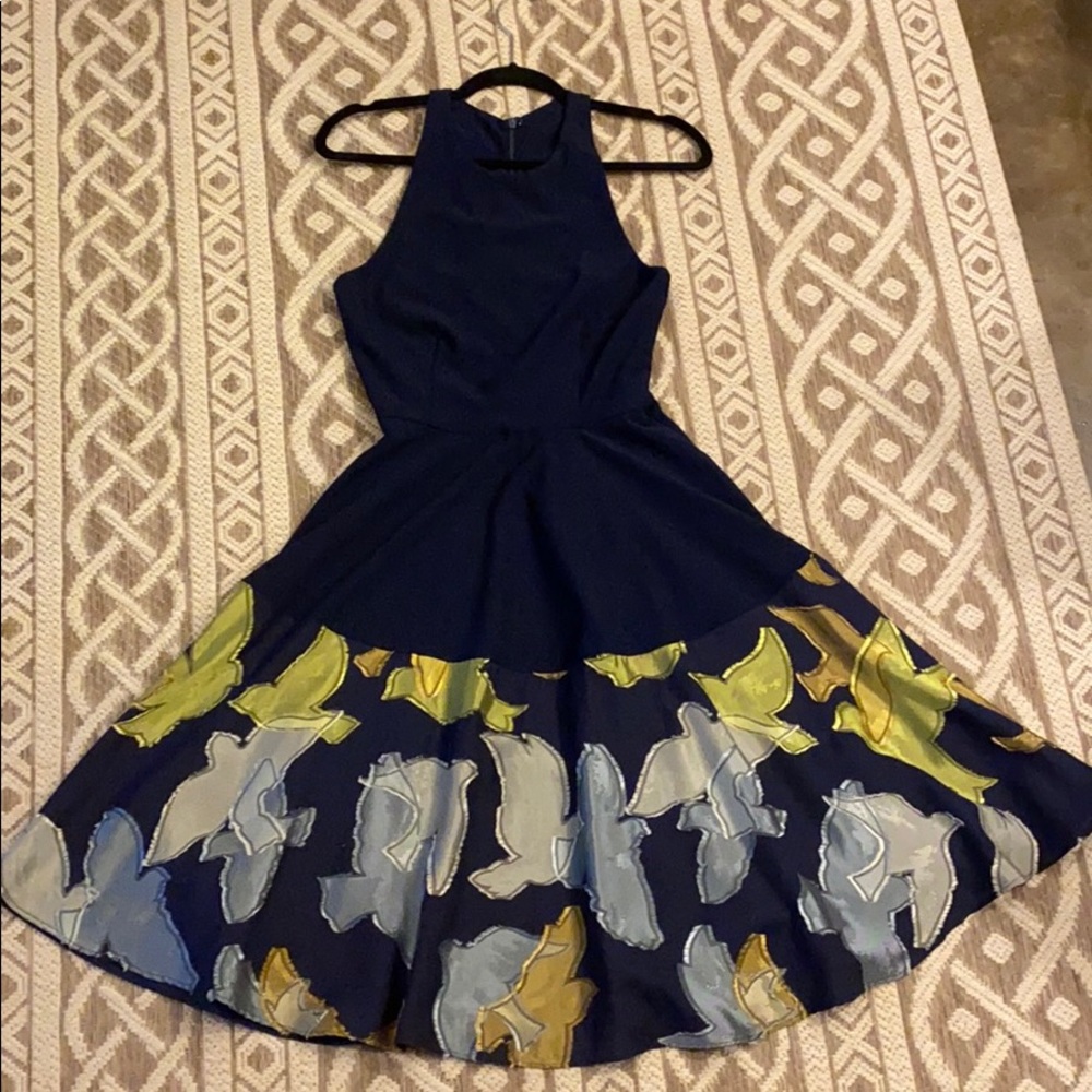 Hutch Navy Bird Dress